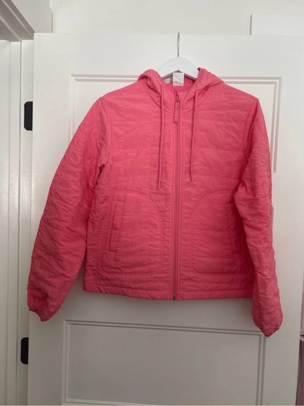 Women's Pink Hooded windbreaker Jacket